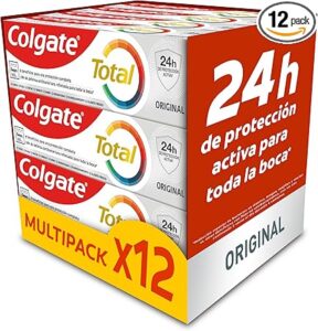 💫Colgate Total Original Pasta de Dientes, Pack 12 Uds x 75 ml💫