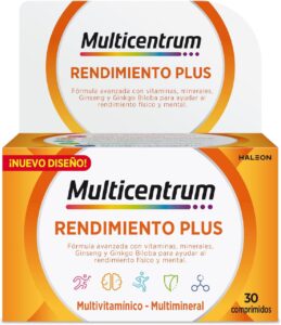 🐟 30 cápsulas Multicentrum Plus Ginseng 