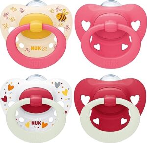 🐟 Pack de 4 chupetes NUK Signature Day 