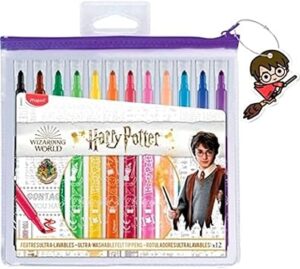 🐟 12 rotuladores de colores Maped Colección HarryPotter