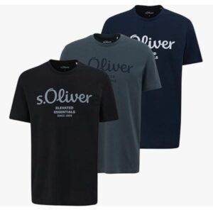 ✨ s. Oliver. Set de 3 camisetas para hombre