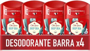 🐟 4 desodorantes en barra Old Spice Deep Sea