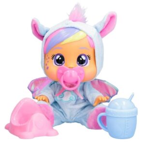 🌟 Bebés llorones Lágrimas Mágicas Care Fantasy. Muñeca que llora lágrimas de verdad con pijama y 3 accesorios.