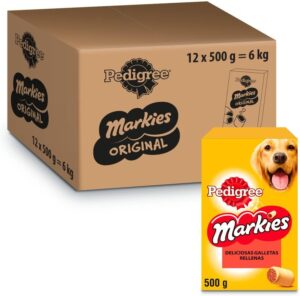 🐟 12 paquetes de galletas para perros Pedigree Markies