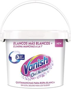 🐟 Quitamanchas blanqueador para la ropa Vanish Oxi Action