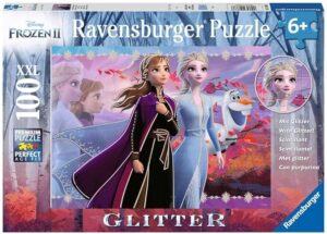 🐟 Puzzle de 100 piezas Ravensburger Glitter XXL Disney Frozen 2