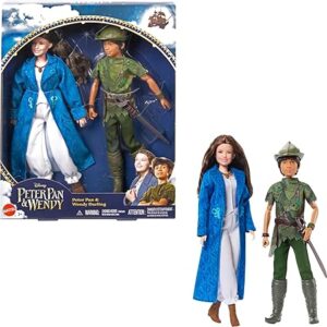 🐟 Muñecos Disney Peter Pan y Wendy Darling de Mattel