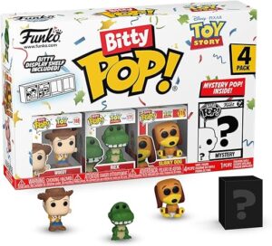 🐟 Caja de figuras Funko Bitty Pop! Toy Story con estantería expositora incluida