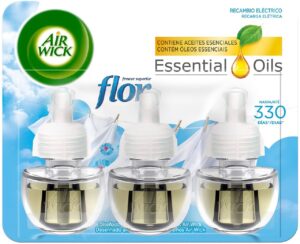 🐟 3 recambios para ambientadores eléctricos Air Wick Flor