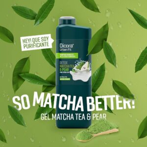 💥 Gel de ducha purificante Dicora Urban Fit Detox Matcha Tea 