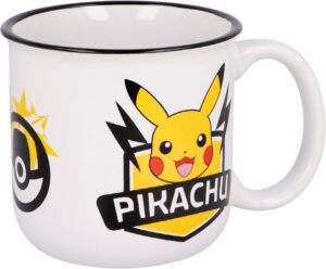 🐟 Taza de cerámica Pokemon Pikachu 400ml