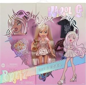 💫 Bratz x Karol G Muñeca de Colección con 3 Looks Diferentes y Accesorios💫