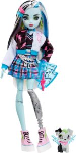 💫Monster High Frankie Stein Muñeca articulada con Mascota y Accesorios de Moda, Juguete  4 años (Mattel HHK53) 💫