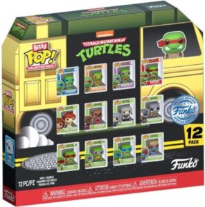 🐟 Pack Funko Bitty POP! Teenage Mutant Ninja Turtles (TMNT) con 12 mini figuras