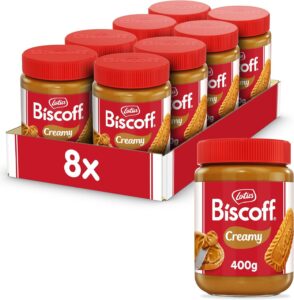 🖤 Pack de 8 Lotus Biscoff Crema para Untar Original Caramelizado 380g.