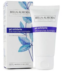 🌟 Bella Aurora. Gel exfoliante facial anti manchas. Limpia e ilumina.