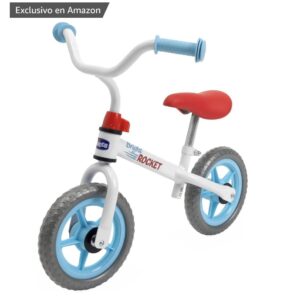 🚴🏽‍♀️ Chicco Balance Bike Bright Rocket. Bicicleta ligera de equilibrio con manillar y asiento ajustables. 2-5 años.