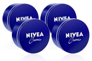 👌🏽 Nivea Creme tarro azul. Crema hidratante corporal y facial para toda la familia. 4 tarros de 250ml cada uno.