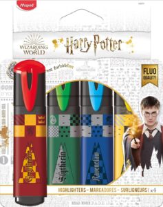 🐟 4 subrayadores Maped HarryPotter