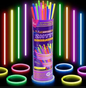 🐟 100 barras luminosas con conectores para crear pulseras y collares