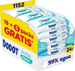 🐟 1152 toallitas húmedas Dodot Pure Aqua