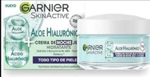 💫Garnier SkinActive Crema de Noche de Ácido Hialurónico y Aloe Vera , 50ml 💫
