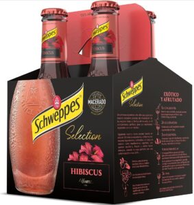 💫Schweppes Selection Tónica Hibiscus, Bebida Refrescante 