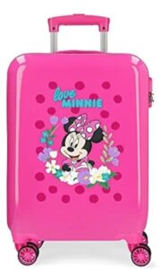 😀 Disney Minnie Golden Days maleta de cabina 38x55x20 cms rígida ABS cierre de combinación lateral 34 2 kgs 4 ruedas dobles.