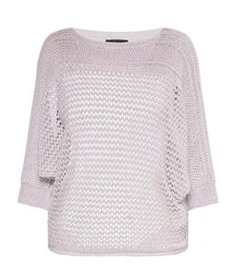 👚 nelice Jersey de Punto de Malla Ancha para Mujer