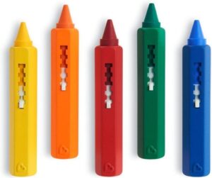 🐟 5 lápices de colores Munchkin para el baño
