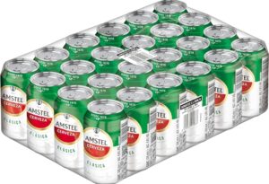 🐟 24 latas de cerveza Amstel Clásica