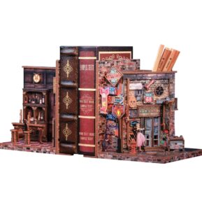 🐟 Sujetalibros DIY Book Nook Kit Farewell to The Night