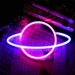 💥 Luz decorativa Planet Neon Light