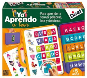 🟣 Diset. Yo aprendo a leer. Maletín educativo autocorrectivo y con dificultad progresiva.