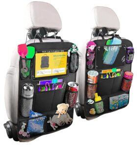 🚗 Pack de 2 organizadores para el asiento del coche. Ideal para llevar todo a mano en viajes con los más peques.