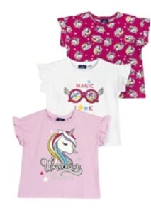 👕 Chicco Conjunto de Camiseta de Manga Corta de Algodón para niñas