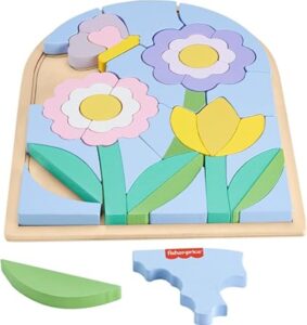 💥 Puzzle de madera Fisher-Price Flores