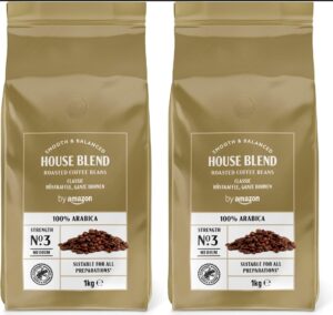 🐟 2kg de café en grano by Amazon 100% arábica