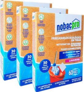 🐟 90 tiras de friegasuelos NobacPro (180 lavados)