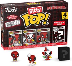 🐟 Pack Funko Bitty POP! Deadpool con 4 mini figuras
