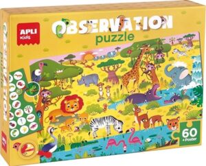 🐟 Puzzle Observación Selva de APLI Kids