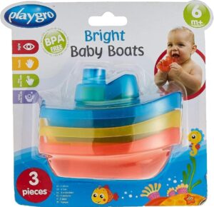 💥 3 barquitos Playgro para el baño