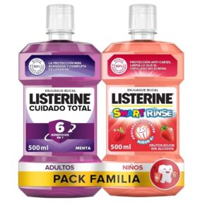 🐟 Pack Listerine Family con Cuidado Total   Smart Rinse