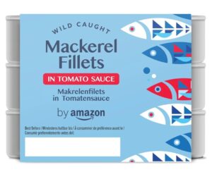 💫 by Amazon Filetes De Caballa Del Sur En Salsa De Tomate, 3x125g💫