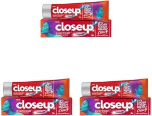 🐟 3 tubos de pasta de dientes Close Up Red Hot