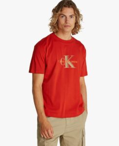 〽️ Calvin Klein Camiseta de Manga Corta Hombre