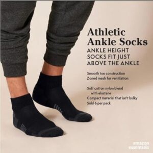 🐟 6 pares de calcetines deportivos tobilleros Amazon Essentials
