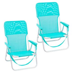 Pack de 2 sillas de playa plegables y ligeras ☀️ Muchos colores a elegir