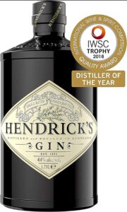 🐟 Botella 1,75l de ginebra escocesa premium Hendrick