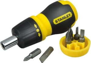 🐟 Destornillador Stanley con carraca y 6 Puntas